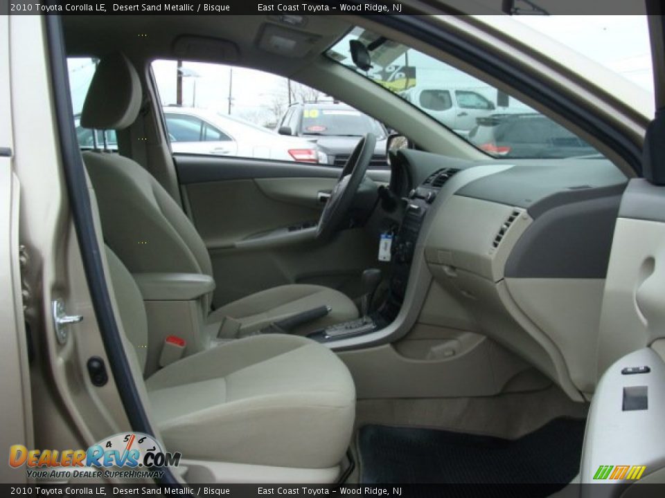 2010 Toyota Corolla LE Desert Sand Metallic / Bisque Photo #8