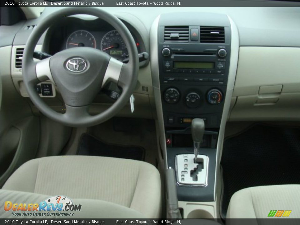 2010 Toyota Corolla LE Desert Sand Metallic / Bisque Photo #9