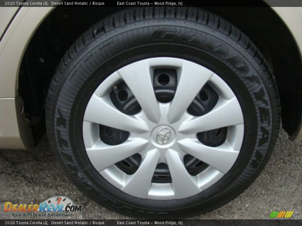 2010 Toyota Corolla LE Desert Sand Metallic / Bisque Photo #14