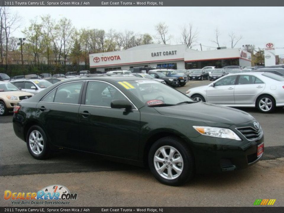 2011 Toyota Camry LE Spruce Green Mica / Ash Photo #1