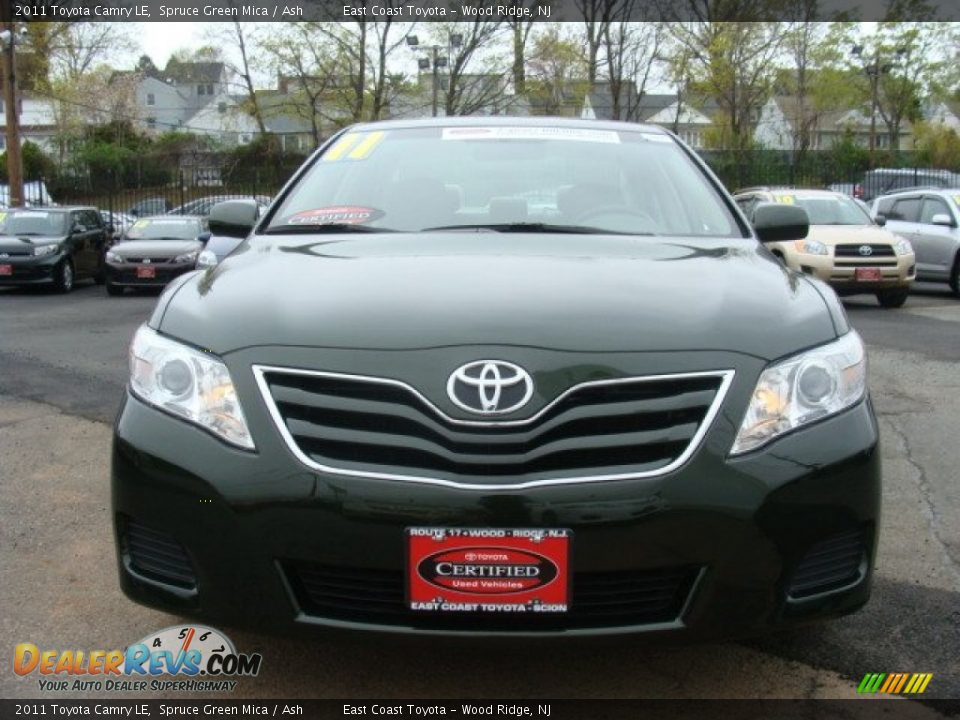 2011 Toyota Camry LE Spruce Green Mica / Ash Photo #2