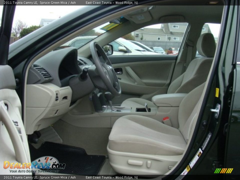 2011 Toyota Camry LE Spruce Green Mica / Ash Photo #7