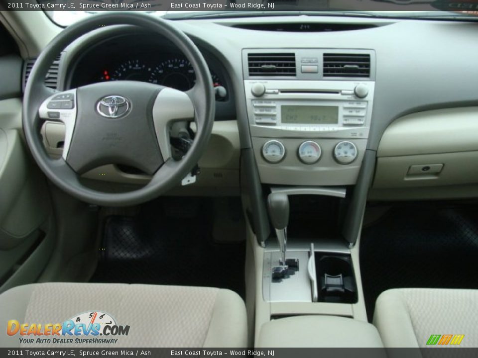 2011 Toyota Camry LE Spruce Green Mica / Ash Photo #9