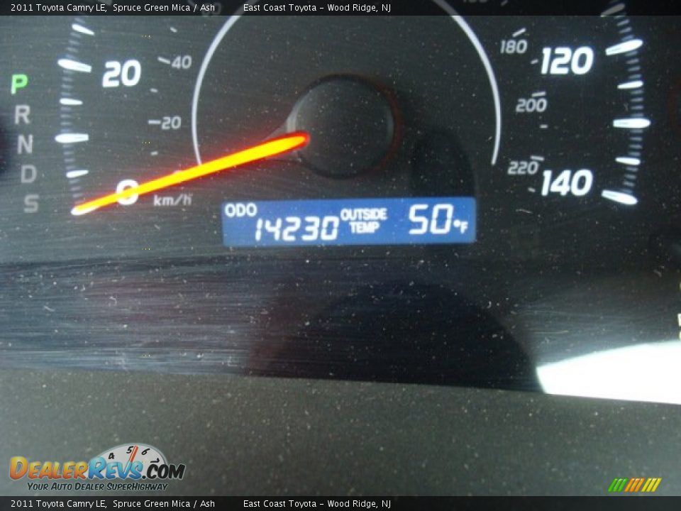 2011 Toyota Camry LE Spruce Green Mica / Ash Photo #10