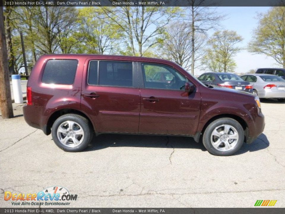 2013 Honda Pilot EX-L 4WD Dark Cherry Pearl / Black Photo #2
