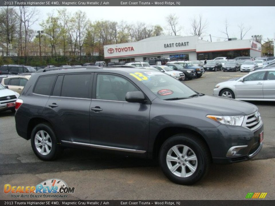 2013 Toyota Highlander SE 4WD Magnetic Gray Metallic / Ash Photo #1