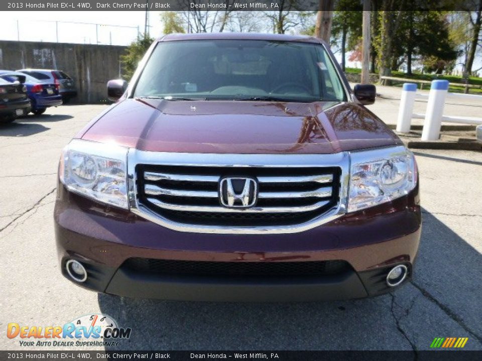 2013 Honda Pilot EX-L 4WD Dark Cherry Pearl / Black Photo #8
