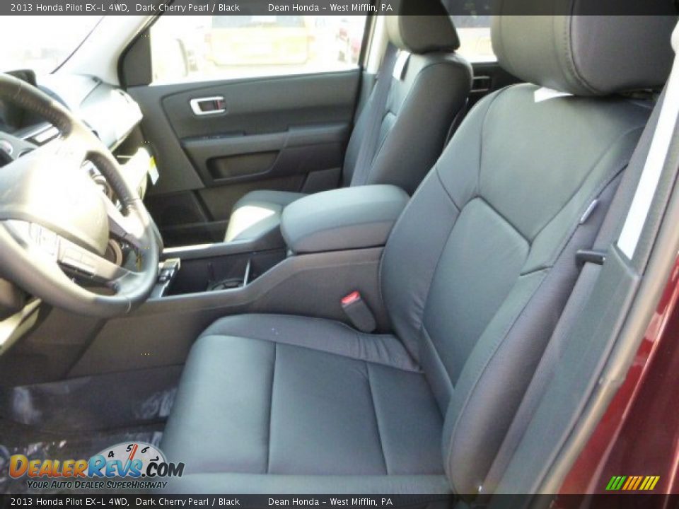 2013 Honda Pilot EX-L 4WD Dark Cherry Pearl / Black Photo #10