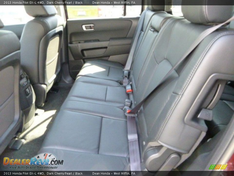 2013 Honda Pilot EX-L 4WD Dark Cherry Pearl / Black Photo #11