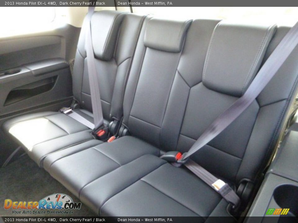 2013 Honda Pilot EX-L 4WD Dark Cherry Pearl / Black Photo #12