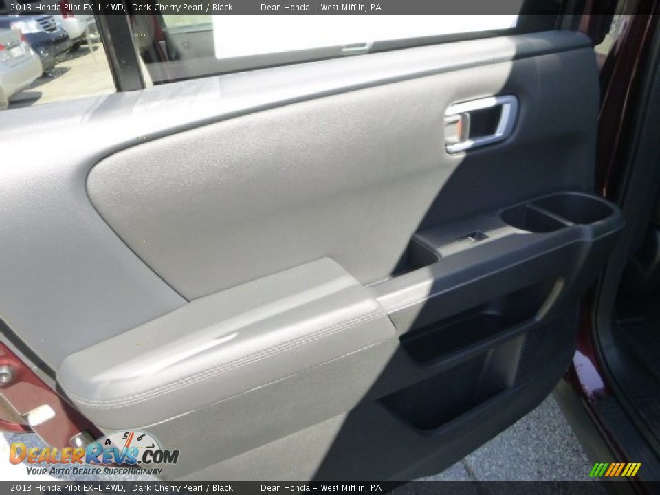 2013 Honda Pilot EX-L 4WD Dark Cherry Pearl / Black Photo #14