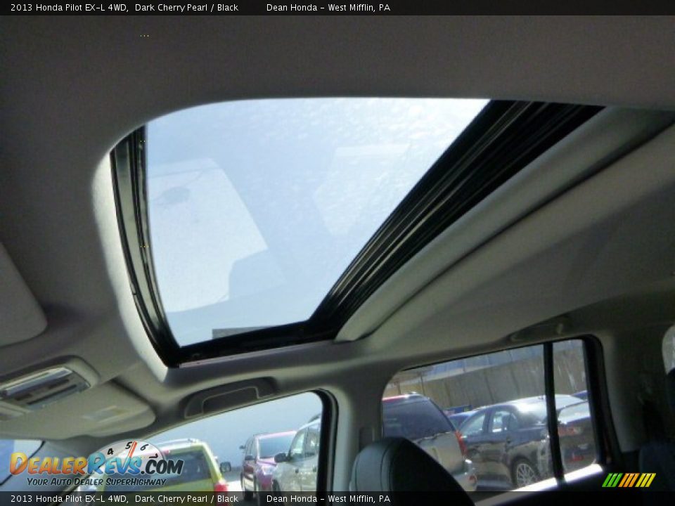 2013 Honda Pilot EX-L 4WD Dark Cherry Pearl / Black Photo #16