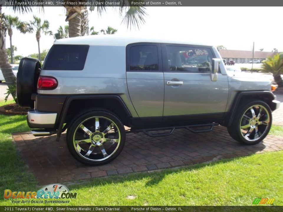2011 Toyota FJ Cruiser 4WD Silver Fresco Metallic / Dark Charcoal Photo #6