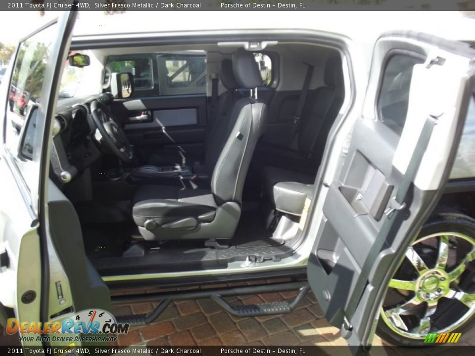 2011 Toyota FJ Cruiser 4WD Silver Fresco Metallic / Dark Charcoal Photo #11