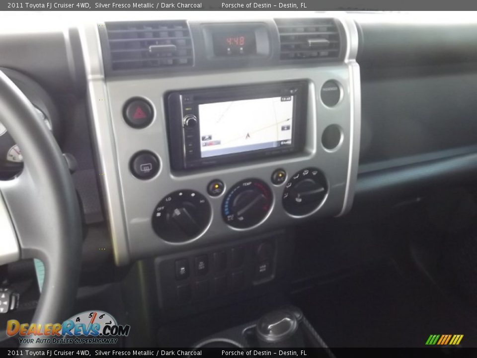 2011 Toyota FJ Cruiser 4WD Silver Fresco Metallic / Dark Charcoal Photo #20