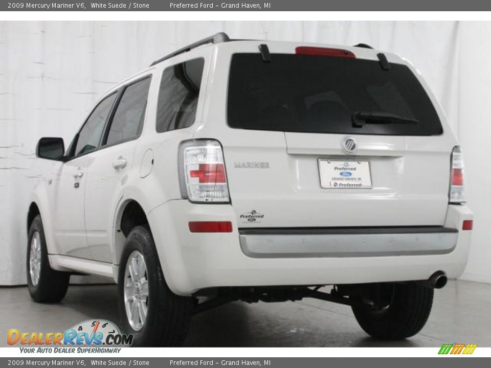2009 Mercury Mariner V6 White Suede / Stone Photo #9