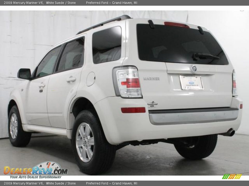 2009 Mercury Mariner V6 White Suede / Stone Photo #10
