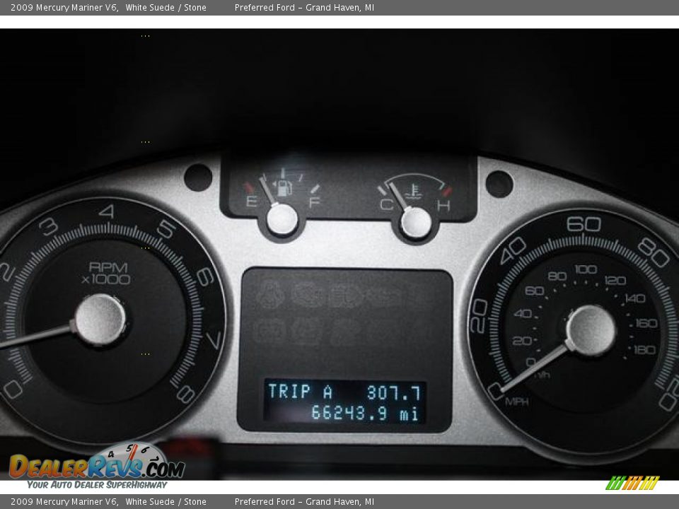 2009 Mercury Mariner V6 Gauges Photo #16