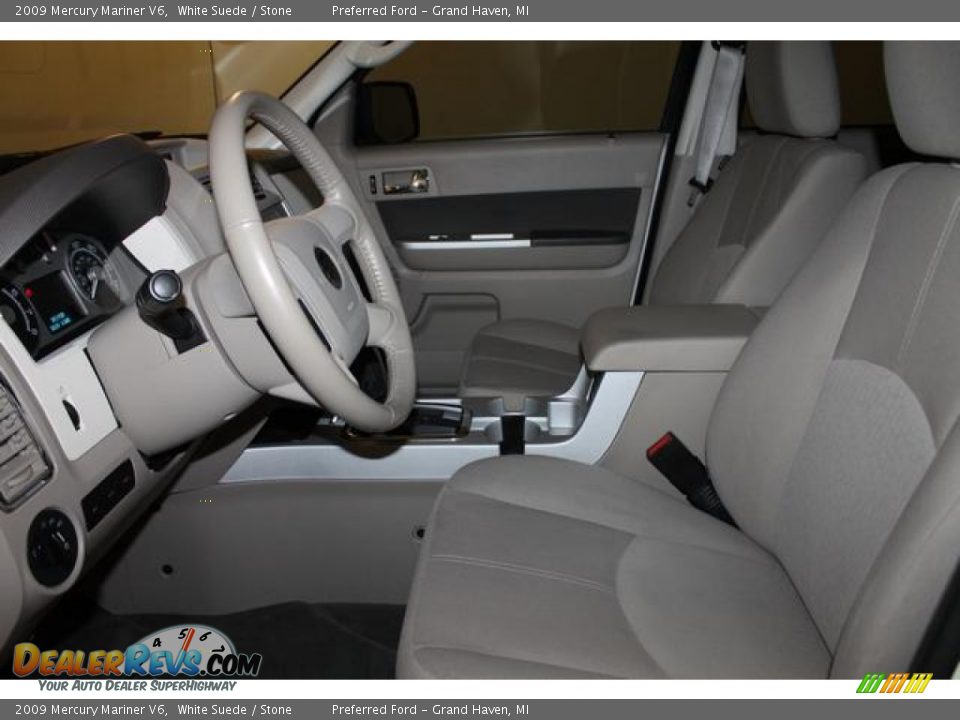 2009 Mercury Mariner V6 White Suede / Stone Photo #20