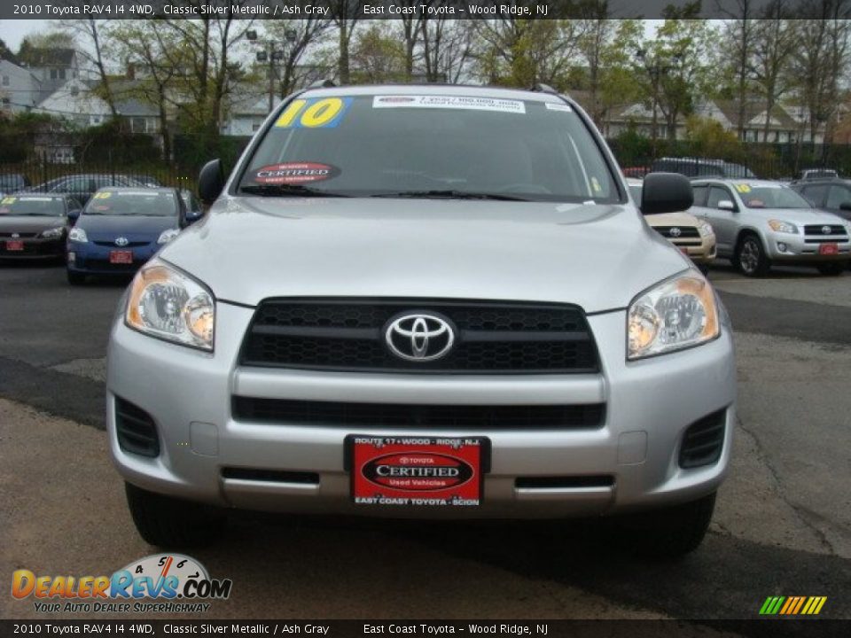 2010 Toyota RAV4 I4 4WD Classic Silver Metallic / Ash Gray Photo #2