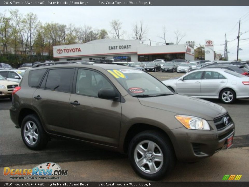 2010 Toyota RAV4 I4 4WD Pyrite Metallic / Sand Beige Photo #1