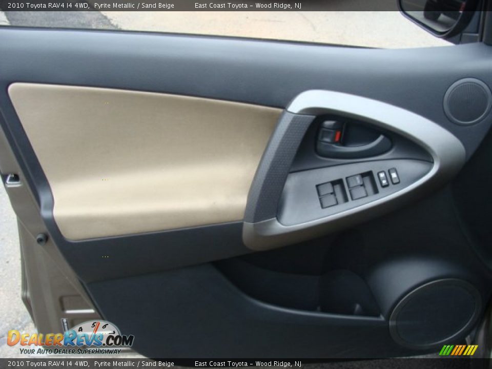 2010 Toyota RAV4 I4 4WD Pyrite Metallic / Sand Beige Photo #6