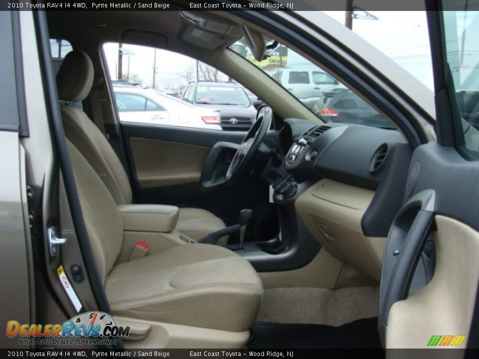 2010 Toyota RAV4 I4 4WD Pyrite Metallic / Sand Beige Photo #8