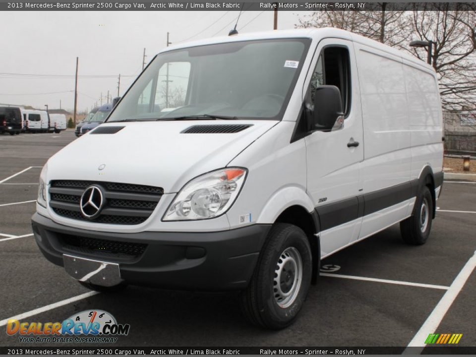 2013 Mercedes-Benz Sprinter 2500 Cargo Van Arctic White / Lima Black Fabric Photo #1