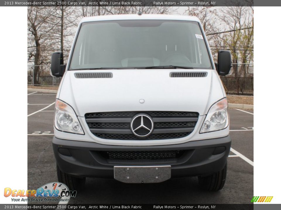 2013 Mercedes-Benz Sprinter 2500 Cargo Van Arctic White / Lima Black Fabric Photo #2