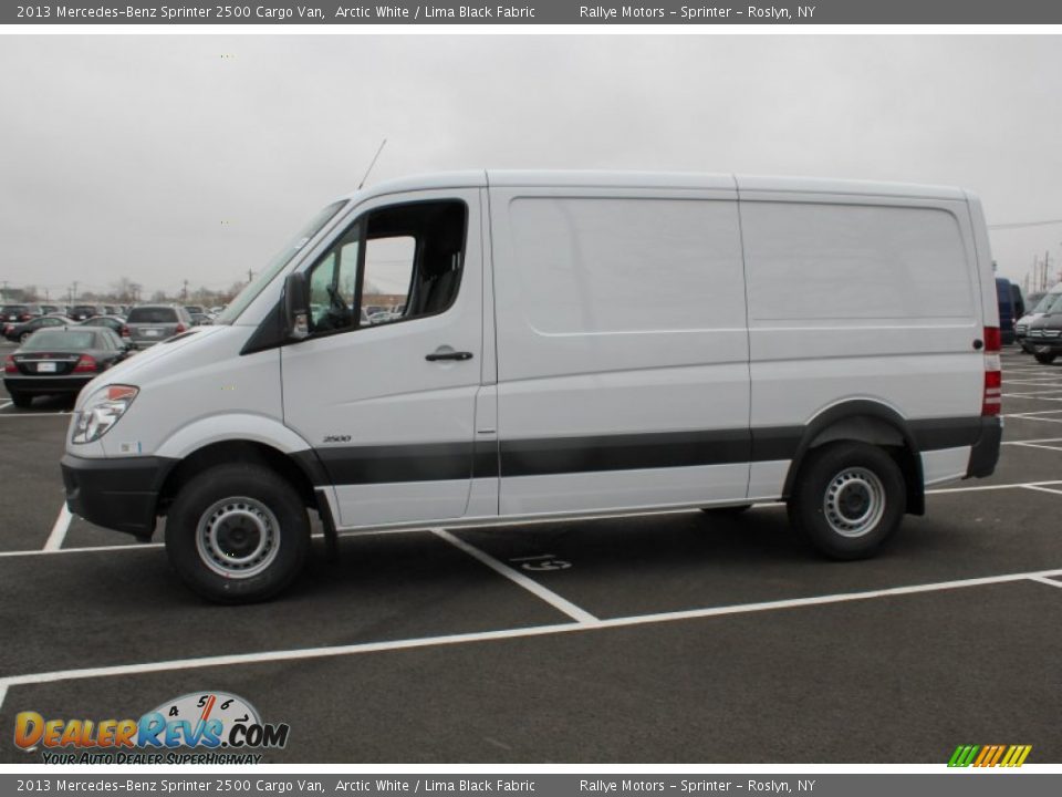 2013 Mercedes-Benz Sprinter 2500 Cargo Van Arctic White / Lima Black Fabric Photo #3