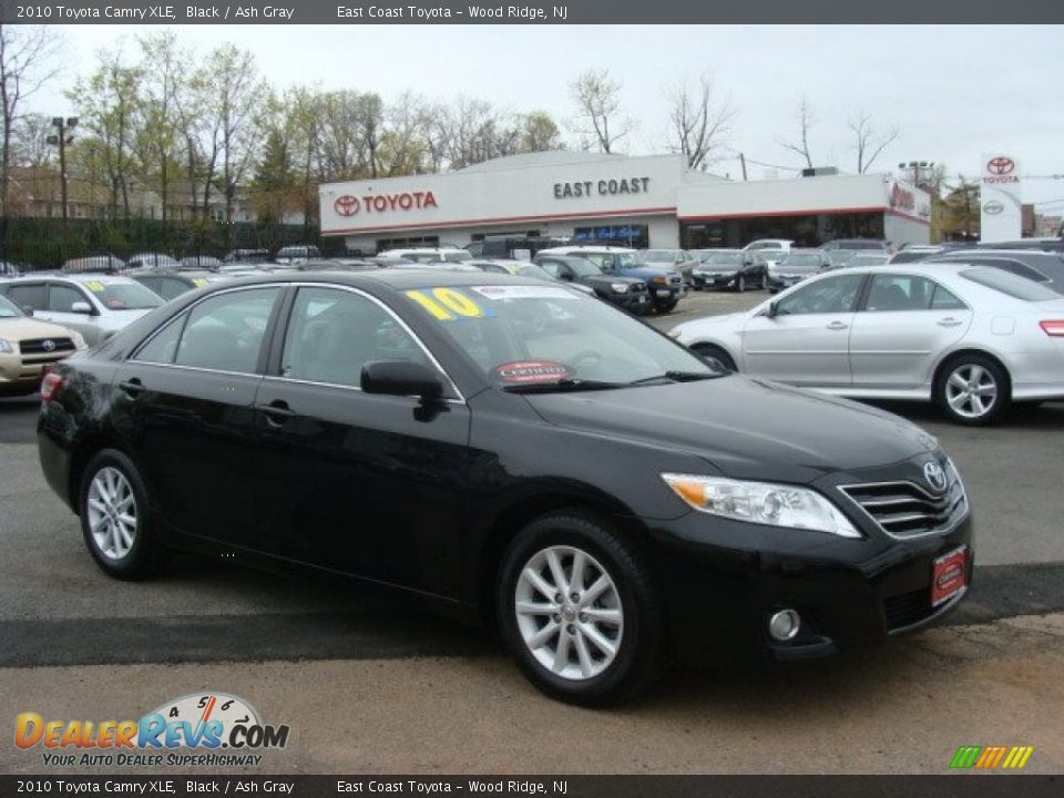 2010 Toyota Camry XLE Black / Ash Gray Photo #1
