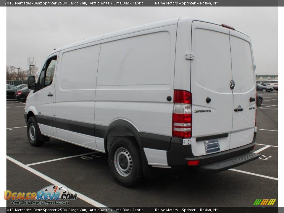 2013 Mercedes-Benz Sprinter 2500 Cargo Van Arctic White / Lima Black Fabric Photo #4