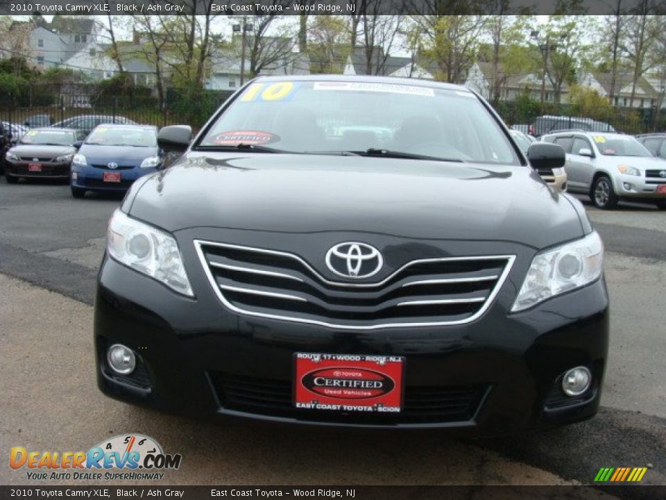 2010 Toyota Camry XLE Black / Ash Gray Photo #2