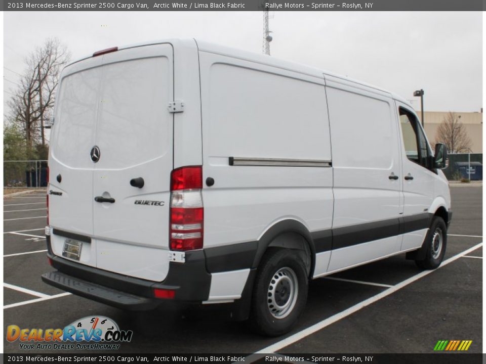 2013 Mercedes-Benz Sprinter 2500 Cargo Van Arctic White / Lima Black Fabric Photo #6
