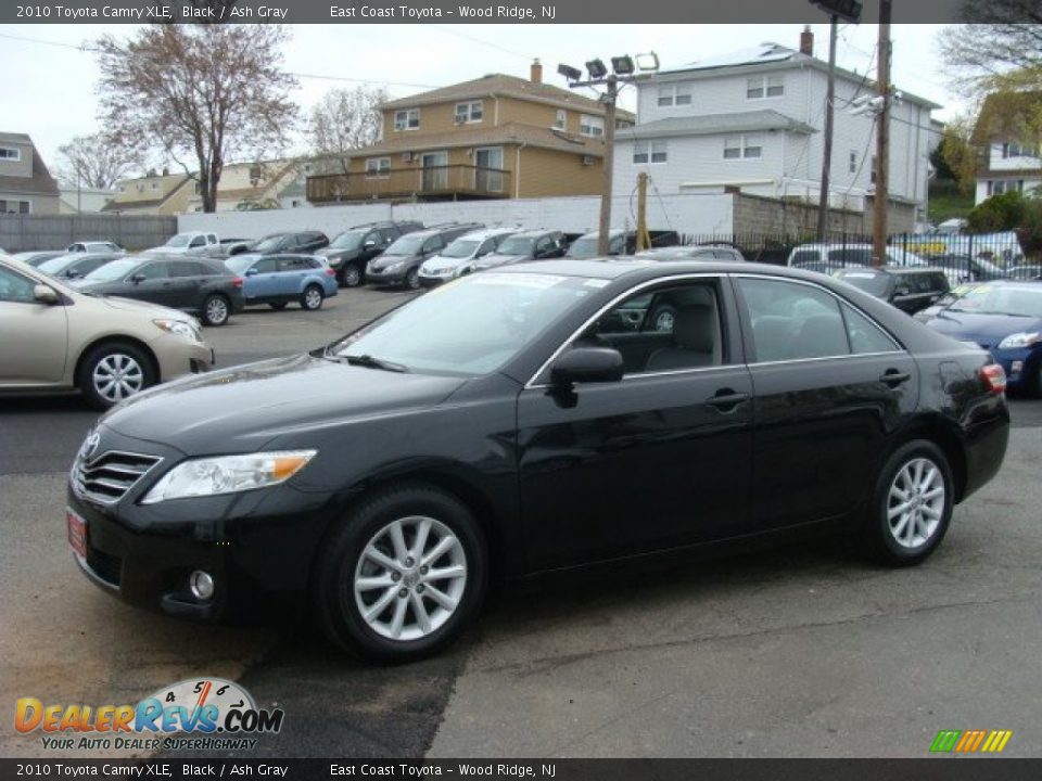 2010 Toyota Camry XLE Black / Ash Gray Photo #3