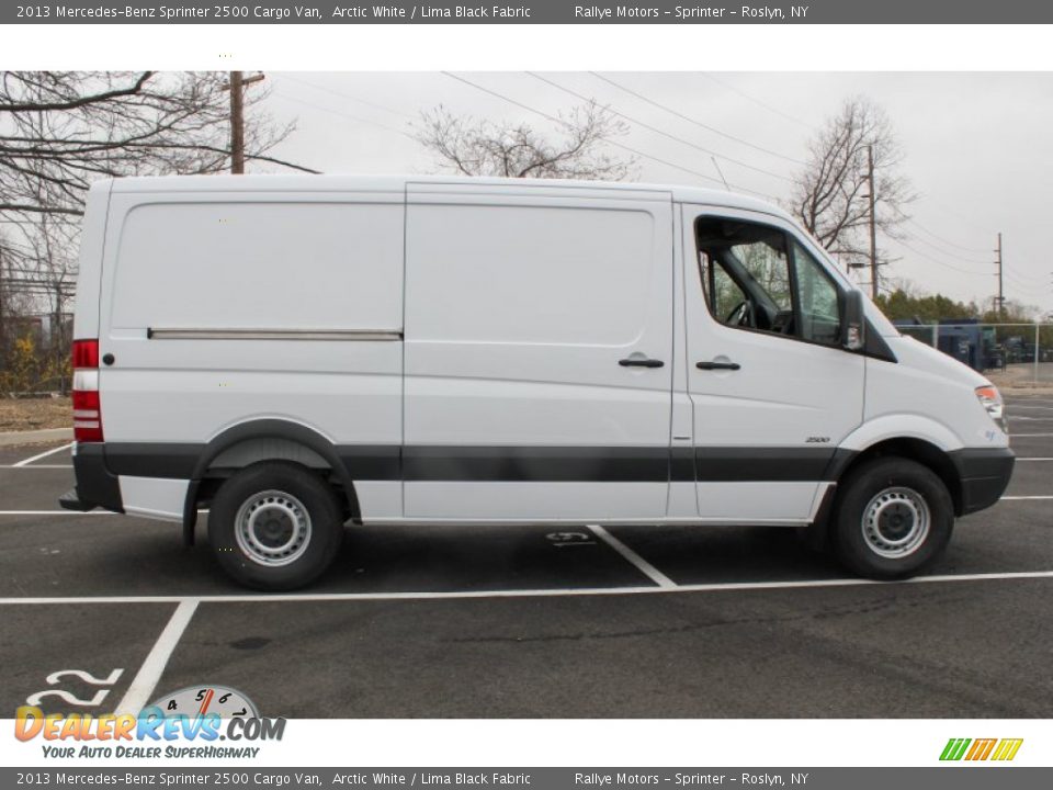 2013 Mercedes-Benz Sprinter 2500 Cargo Van Arctic White / Lima Black Fabric Photo #7