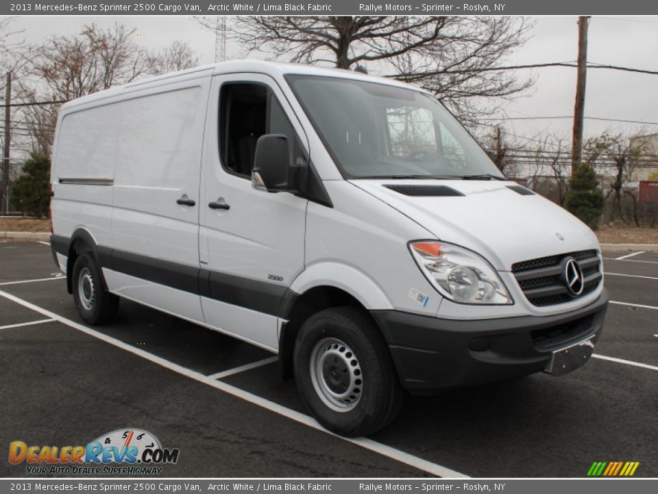 2013 Mercedes-Benz Sprinter 2500 Cargo Van Arctic White / Lima Black Fabric Photo #8