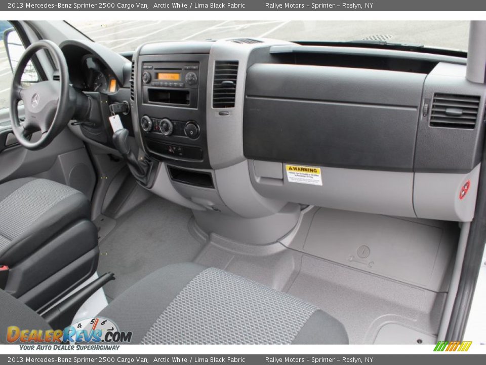 2013 Mercedes-Benz Sprinter 2500 Cargo Van Arctic White / Lima Black Fabric Photo #9