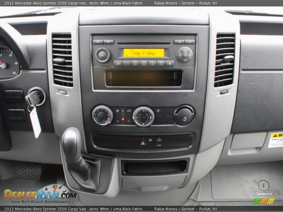 2013 Mercedes-Benz Sprinter 2500 Cargo Van Arctic White / Lima Black Fabric Photo #13