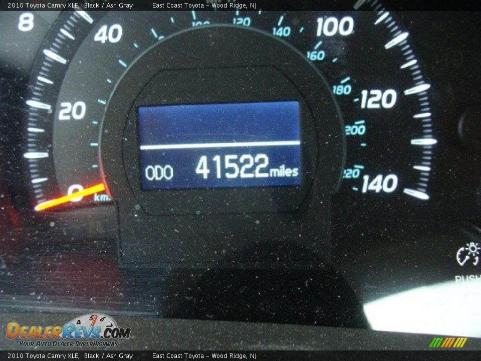 2010 Toyota Camry XLE Black / Ash Gray Photo #10