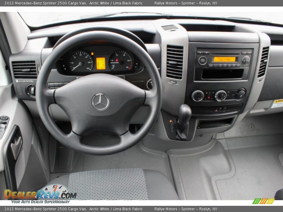2013 Mercedes-Benz Sprinter 2500 Cargo Van Arctic White / Lima Black Fabric Photo #14