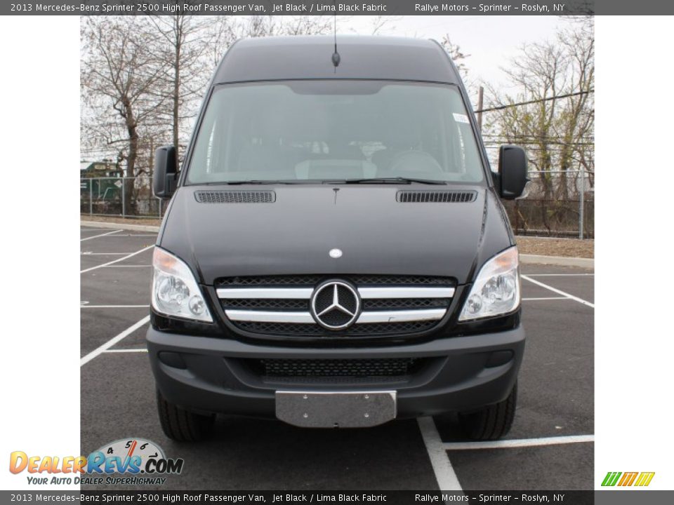 2013 Mercedes-Benz Sprinter 2500 High Roof Passenger Van Jet Black / Lima Black Fabric Photo #2