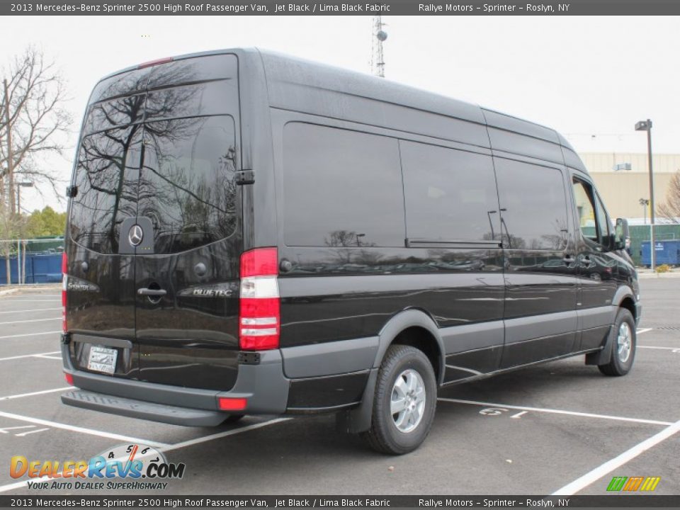 2013 Mercedes-Benz Sprinter 2500 High Roof Passenger Van Jet Black / Lima Black Fabric Photo #6