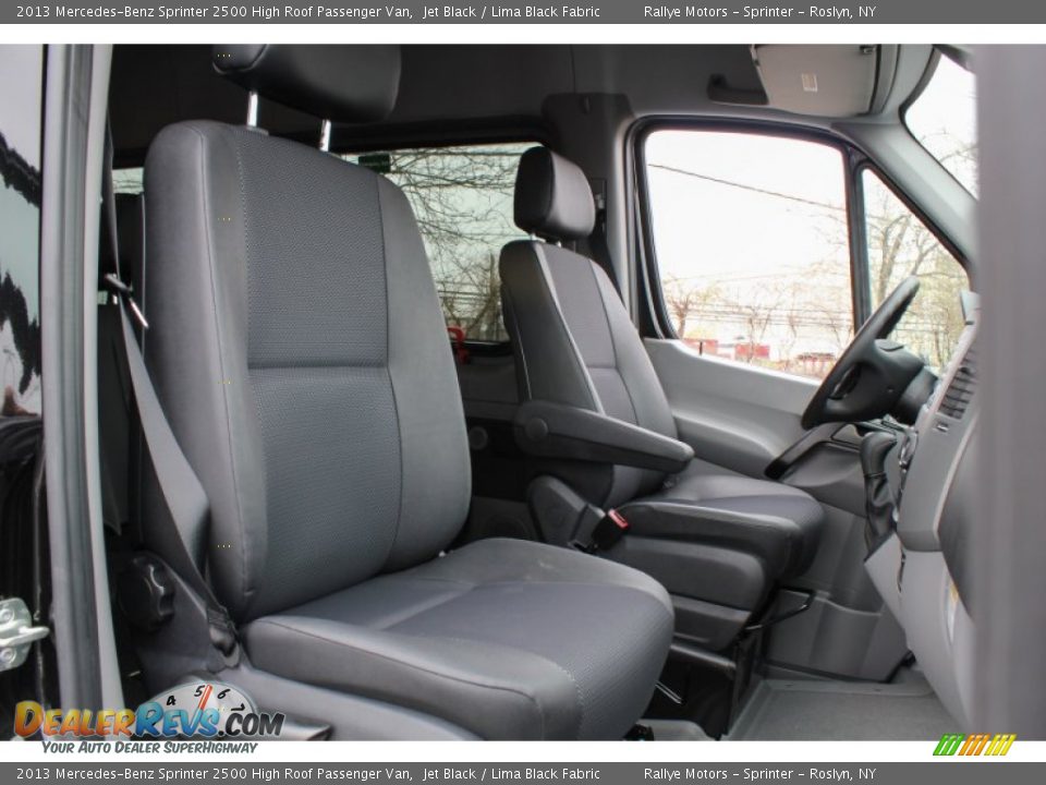 Lima Black Fabric Interior - 2013 Mercedes-Benz Sprinter 2500 High Roof Passenger Van Photo #10