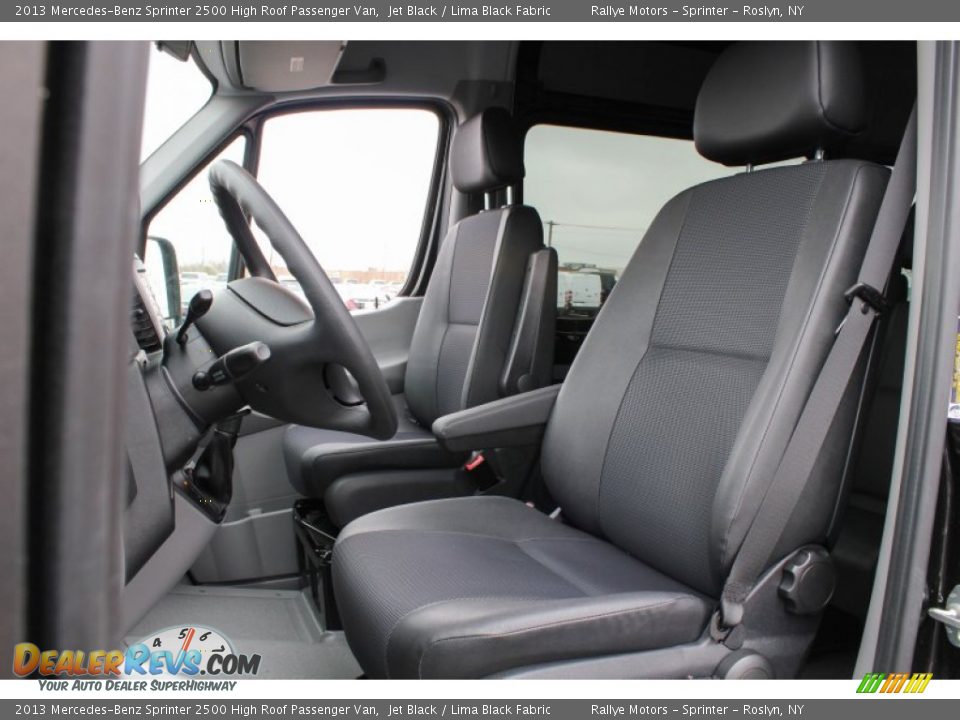 Front Seat of 2013 Mercedes-Benz Sprinter 2500 High Roof Passenger Van Photo #12