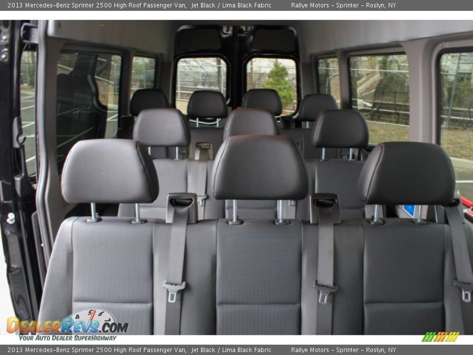 Rear Seat of 2013 Mercedes-Benz Sprinter 2500 High Roof Passenger Van Photo #15