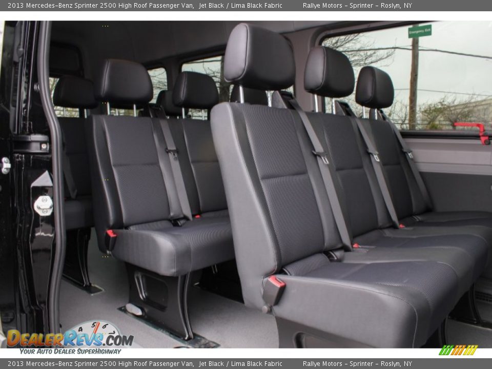 Rear Seat of 2013 Mercedes-Benz Sprinter 2500 High Roof Passenger Van Photo #16