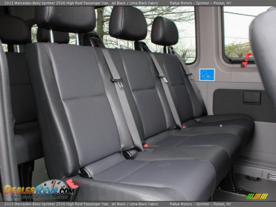 Rear Seat of 2013 Mercedes-Benz Sprinter 2500 High Roof Passenger Van Photo #17