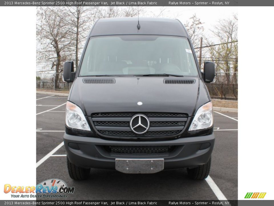 2013 Mercedes-Benz Sprinter 2500 High Roof Passenger Van Jet Black / Lima Black Fabric Photo #2