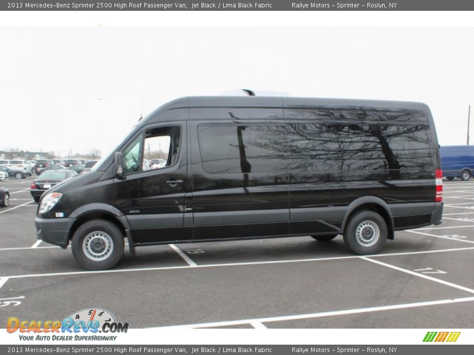 2013 Mercedes-Benz Sprinter 2500 High Roof Passenger Van Jet Black / Lima Black Fabric Photo #3